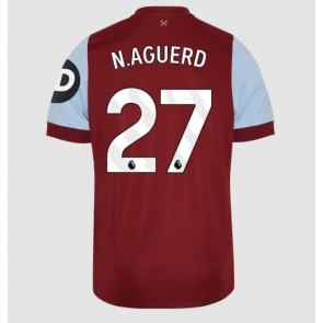 West Ham United Nayef Aguerd #27 Hemmatröja 2023-24 Kortärmad